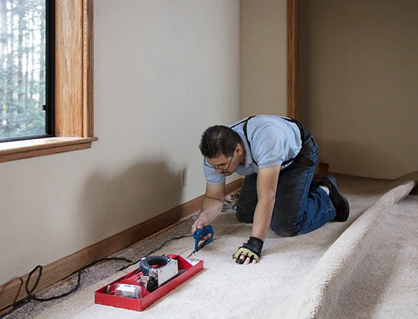 Expert carpet repair replacement and stain resistant pet friendly carpet installation in Pawtucket and Providence RI