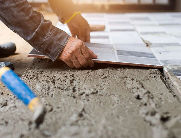 Luxury bathroom tile renovation with porcelain marble and natural stone tiles in Cumberland RI